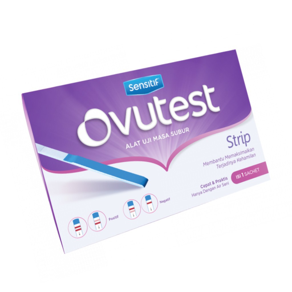 Ovutest Strip Uji Kesuburan - Alat Tes Masa Subur - Alat Uji Masa Subur Strip