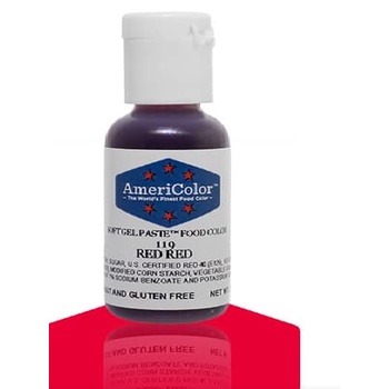 

Americolor RED RED 0.75 oz (21gr) Soft Gel Paste