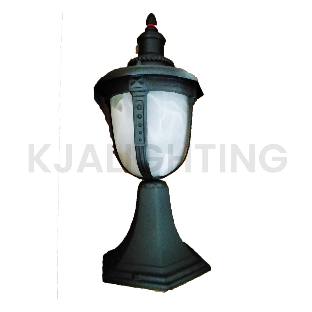 LAMPU TAMAN LAMPU PILAR LAMPU HIAS TAMAN DELMAN 5031/1031 SN-BK