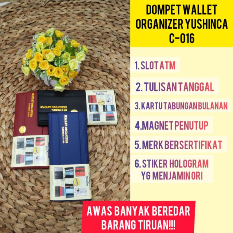 Dompet pengatur keuangan wallet organizer