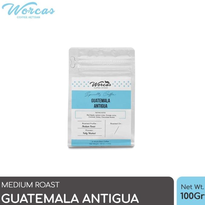 

[ COD ] WORCAS Arabica Guatemala Antigua 100gr - Medium Roasted Coffee LIMITED EDITION Kode 71