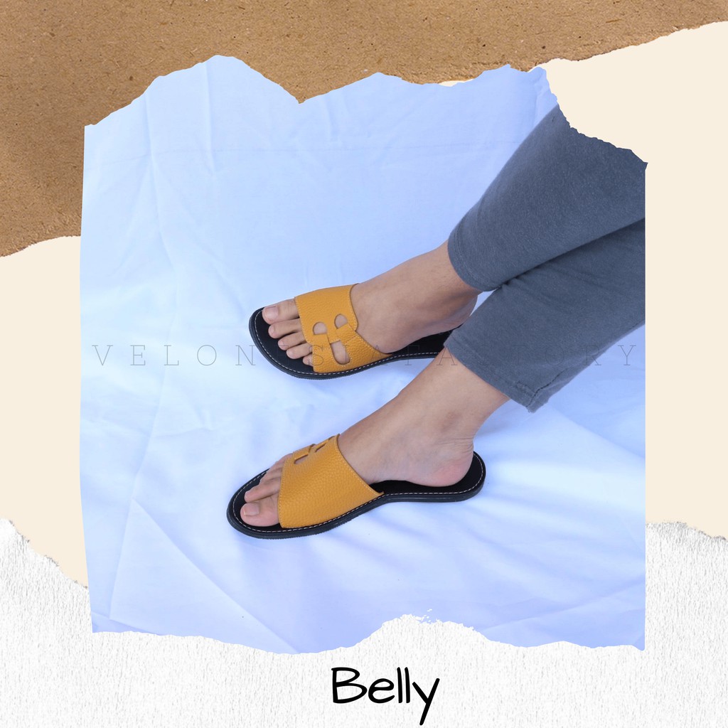 Sandal Papirut Wanita / Sandal Wanita Papirut Murah /Sandal Kulit Jeruk Kokop EDCC002 - Beely