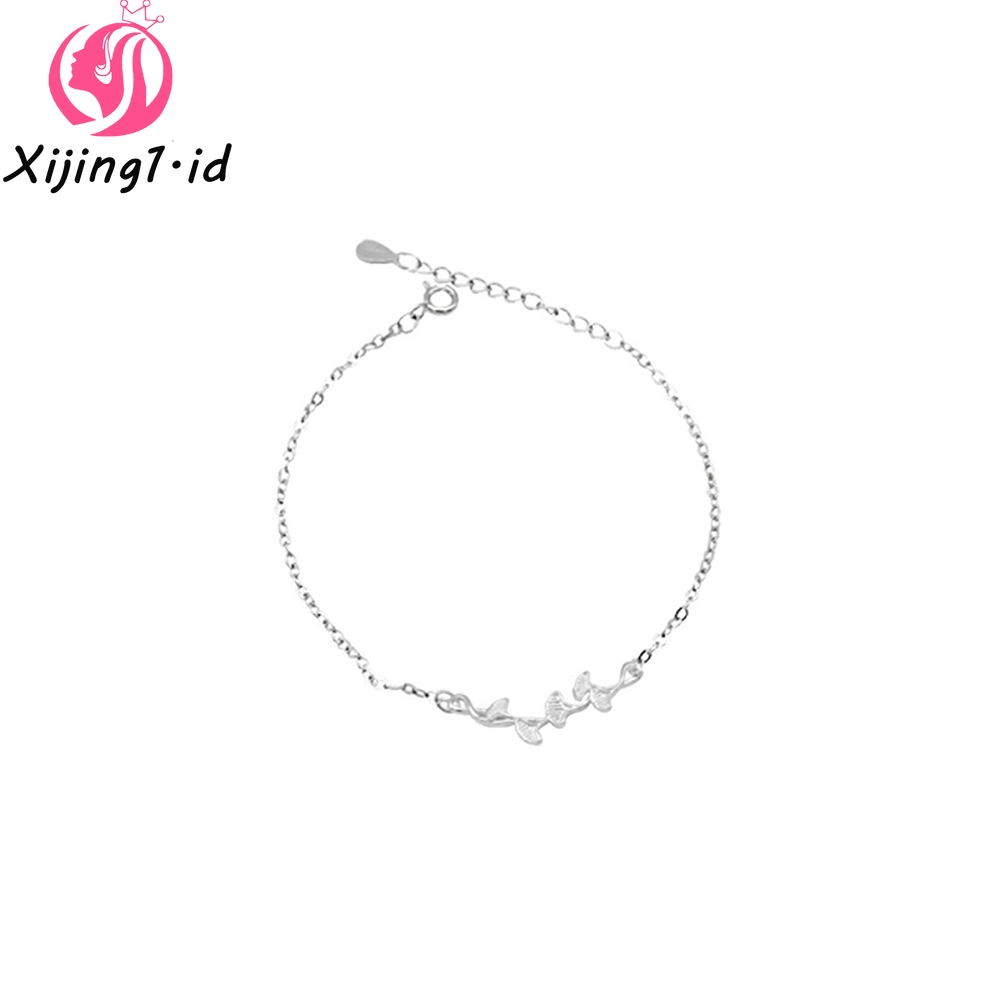 Gelang Daun Ginkgo Gaya Korea Sederhana Dan Modis Baru, Untuk Pacar Dan Sahabat-7