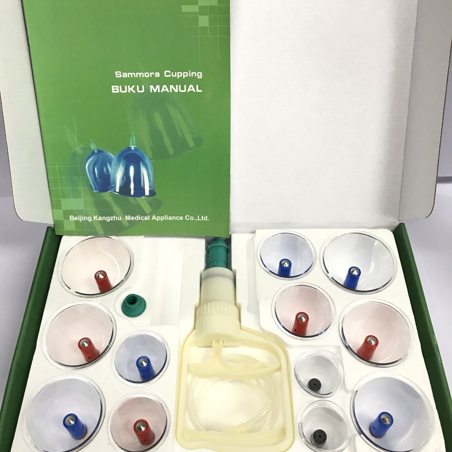 Alat Bekam / Kop Angin Sammora New Isi 12 Pcs | Hijamah Cupping Therapy | Bisa COD