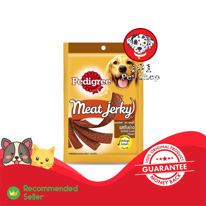 MAKANAN ANJING PEDIGREE MEAT JERKY GRILLED LIVER 80GR