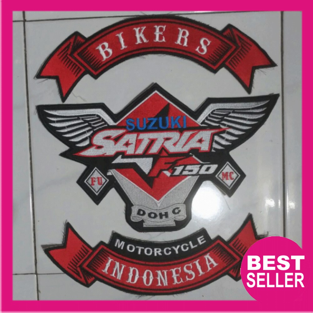 Logo Gambar Emblem bordir satria fu emblem punggung