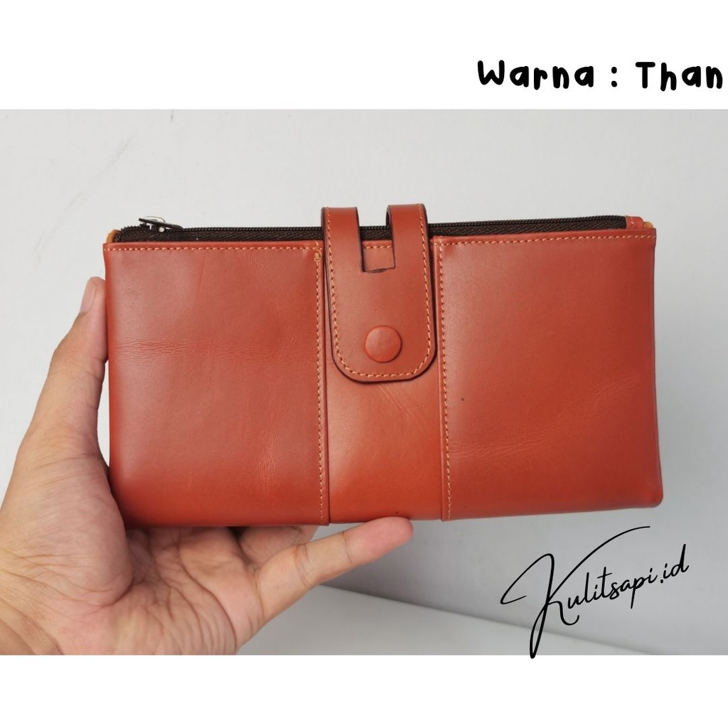 DOmpet panjang kulit asli Wanita Type alice