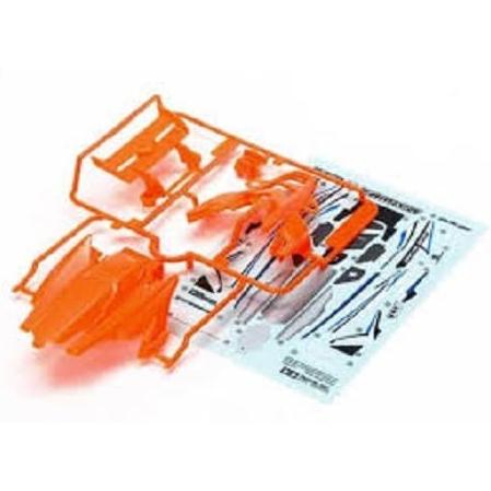 TAMIYA MINI 4WD 95511 - DCR-02 FLUORESCENT ORANGE BODY SET