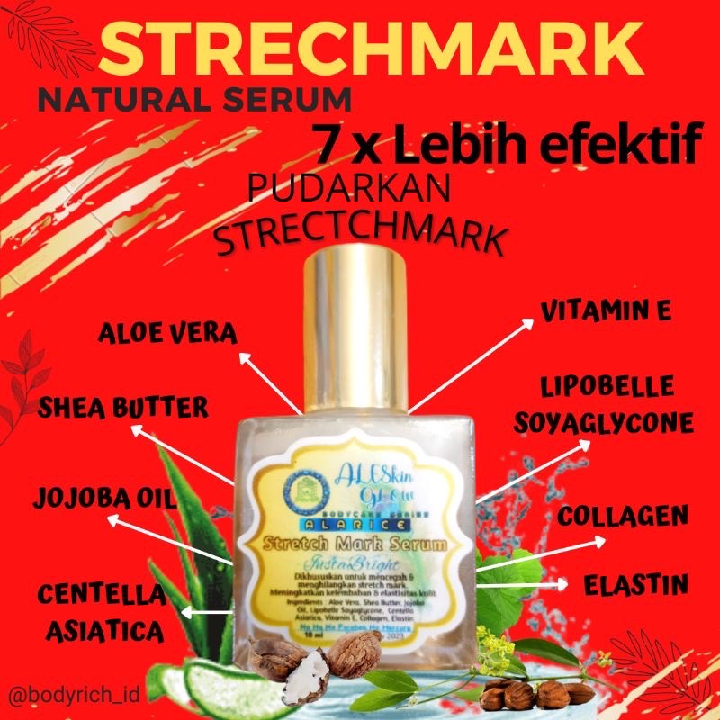 ALARICE STRECHMARK CREAM PENGHILANG STRETCH MARK PALING AMPUH PERMANEN UNTUK IBU HAMIL 1