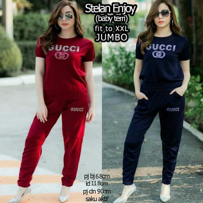 Jual Baju wanita setelan enjoy jumbo Murah