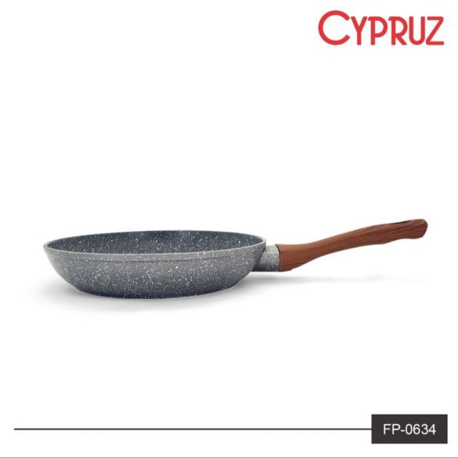 Wajan penggorengan marble frypan kitchen house diameter 28 cm cypruz