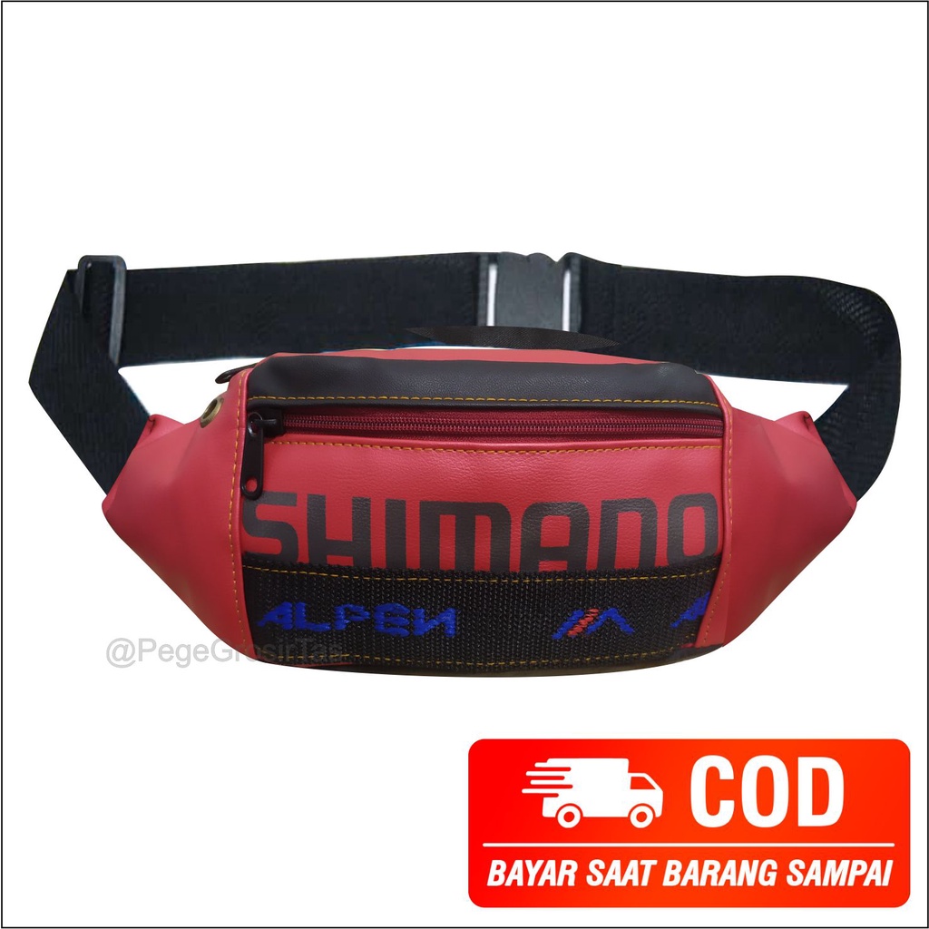 Pege 8844 - Tas Pinggang Waistbag Selempang Bahu Pria Slingbag Kasual