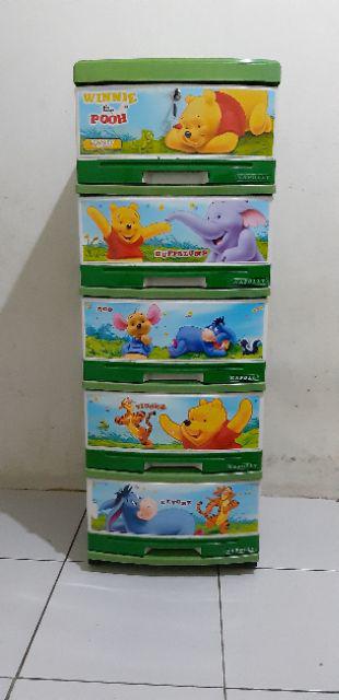 Promo Lemari  Pakaian Plastik Lemari Laci Susn 5 Lemari Karakter Anak Napolly
