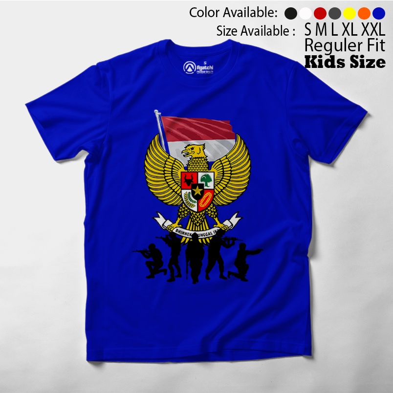 Baju Kaos Atasan Anak Laki-Laki Garuda Indonesia Merdeka