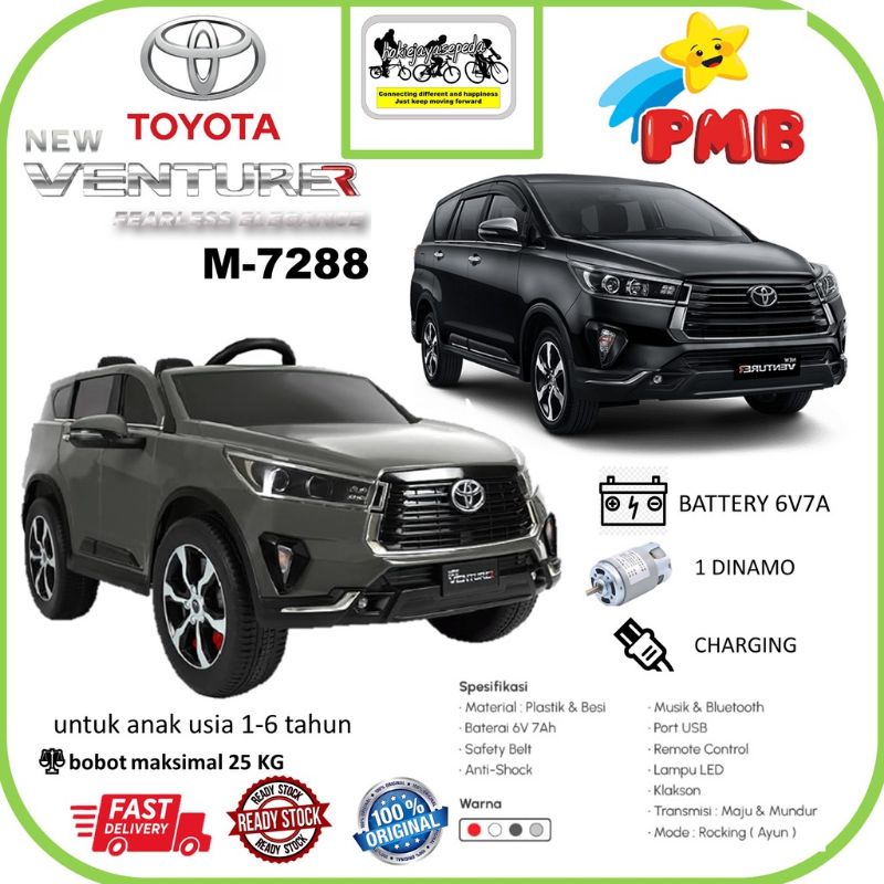 Mobil Aki Anak TOYOTA Innova Venturer PMB M-7288 (Daerah MEDAN pengiriman bisa pakai GRAB/GOJEK)
