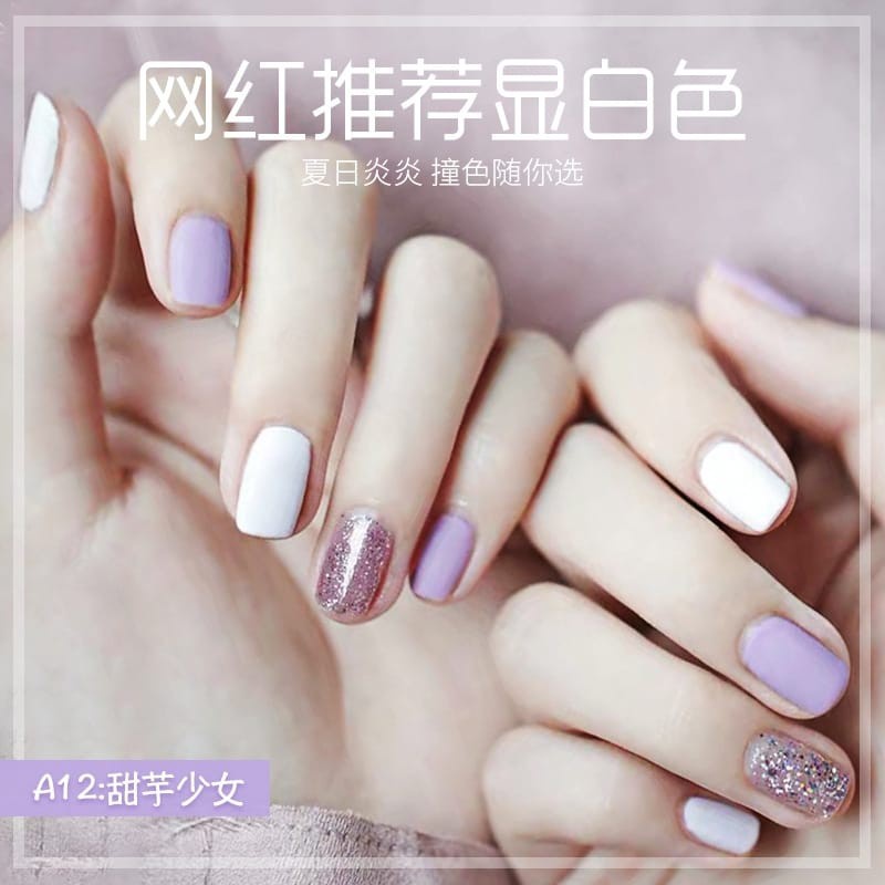 (COD) Kutek 3 In 1 Halal Kuteks 3 Tone Korea Cat Kuku Nail Art MALL SHOPPING