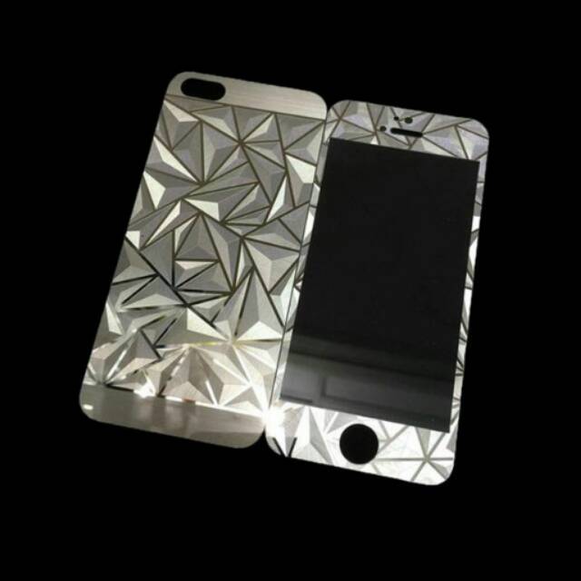 Iphone 6 Tempered Glass Diamond Depan Belakang