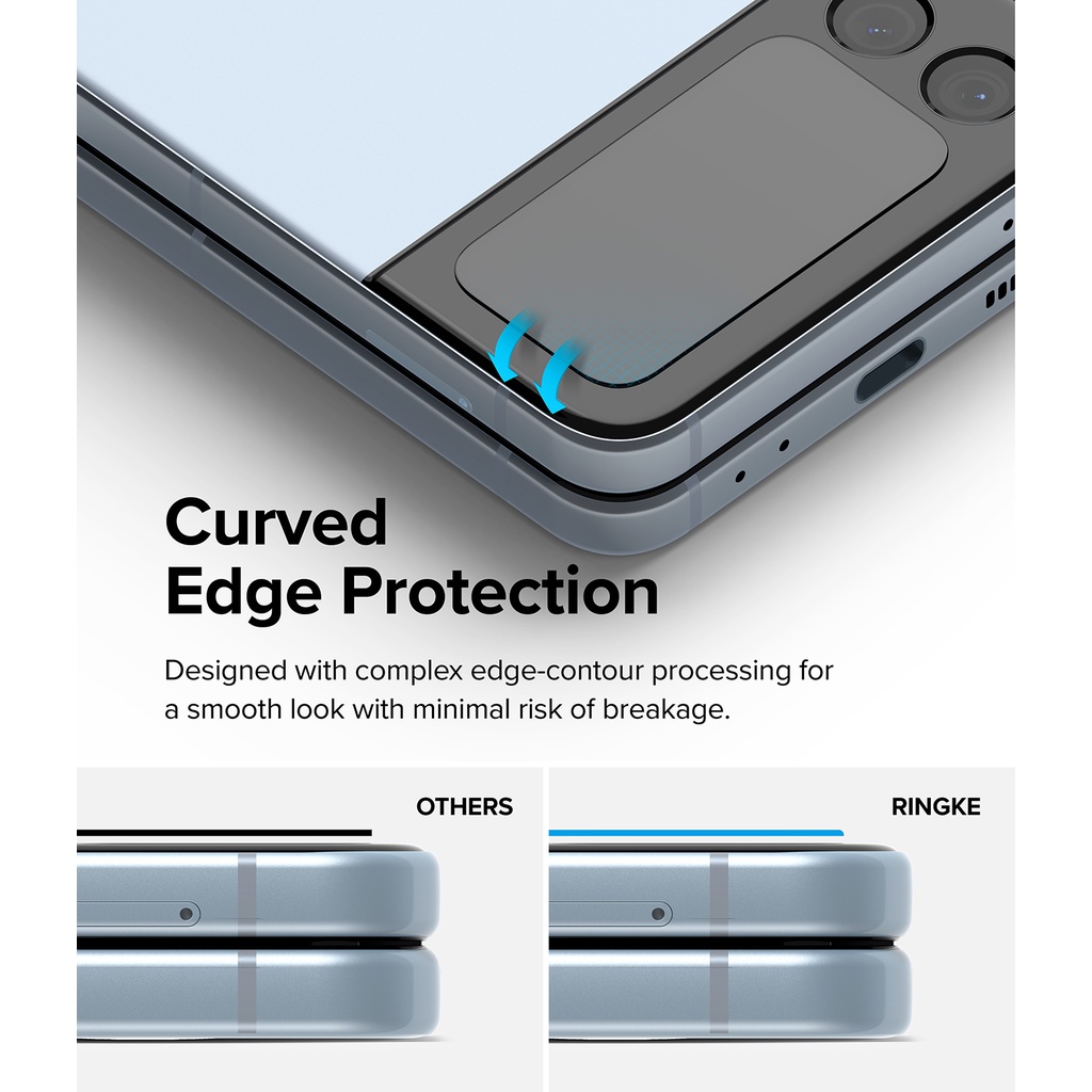 Pelindung Layar Tempered Glass Samsung Galaxy Z Flip 4