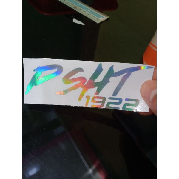 

stiker hologram psht/stiker cutting hologram psht 1922