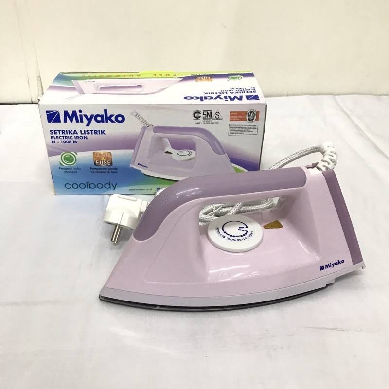 Setrika miyako el-1000M electrik dry iron garansi full 1tahun