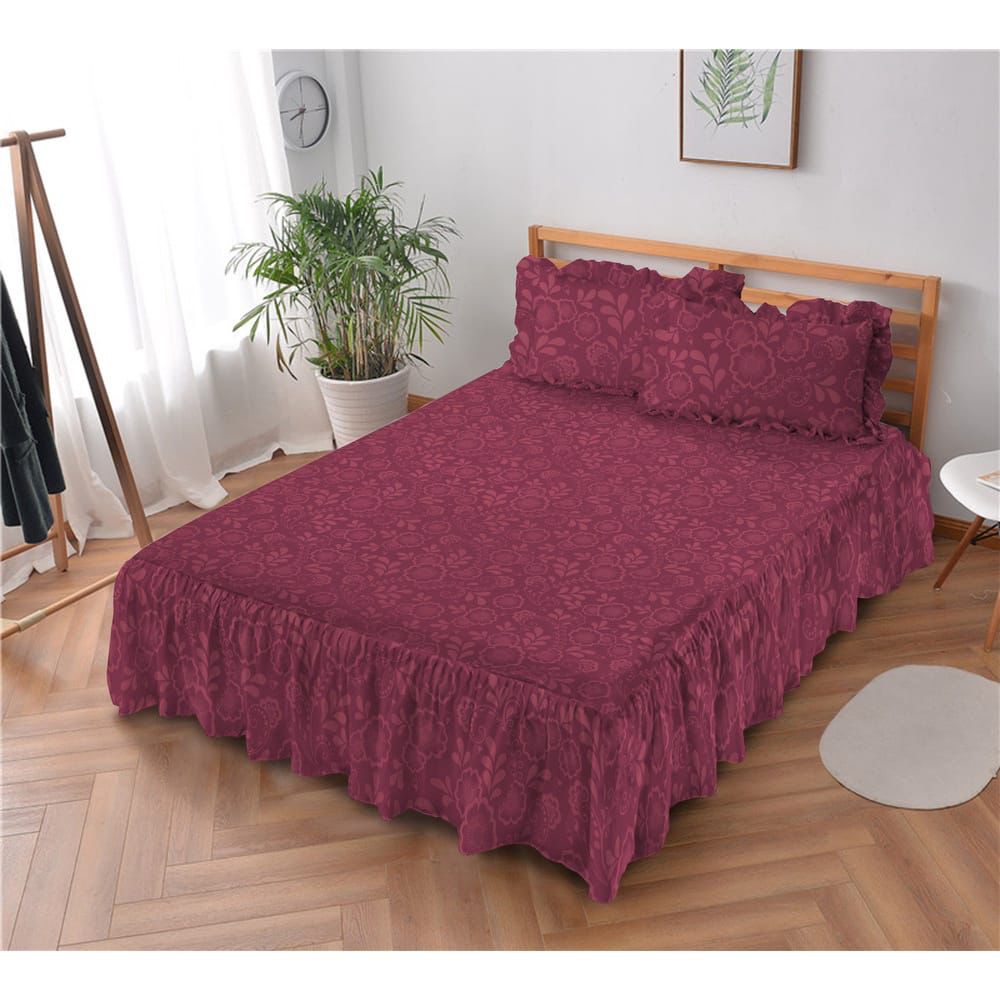 KINTAKUN - Sprei Seprai Sprey Sepray Rumbai Rumbay Rempel Polos Emboss KINTAKUN DELUXE Kasur Set Ori