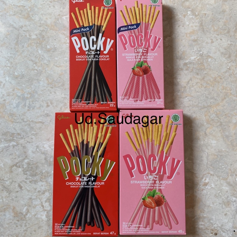 

Biscuit Pocky Glico Biskuit Reguler 47Gr | Mini Pack 22gr All Varian