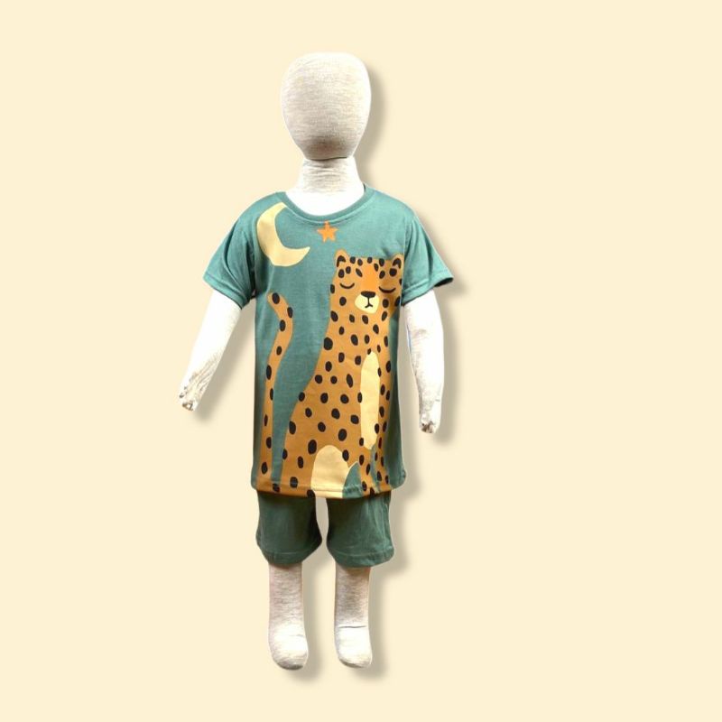 Setelan Baju Anak Set Forest Pineapple kids