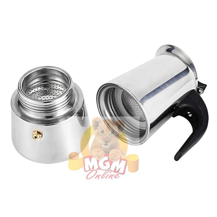 Mocha Pot Stainless 6cup / Espresso Maker Stainless 6Cup 2390