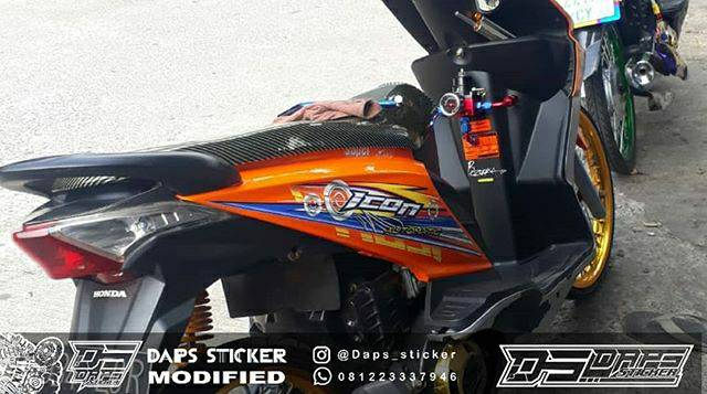 Striping Transparan Beat Karbu Thailook
