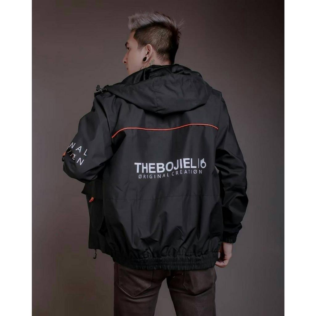 Jaket Kamsay The Bojiel Black Jaket Casual The Bojiel Jaket Outdoor The Bojiel