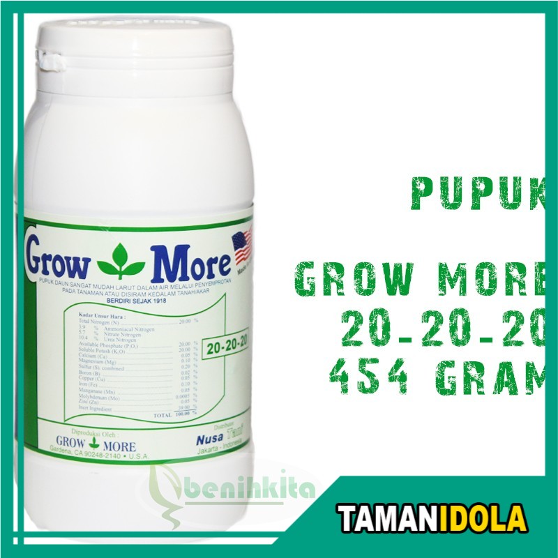 Jual Pupuk Nutrisi Npk Growmore Seimbang Gr Indonesia Shopee Indonesia