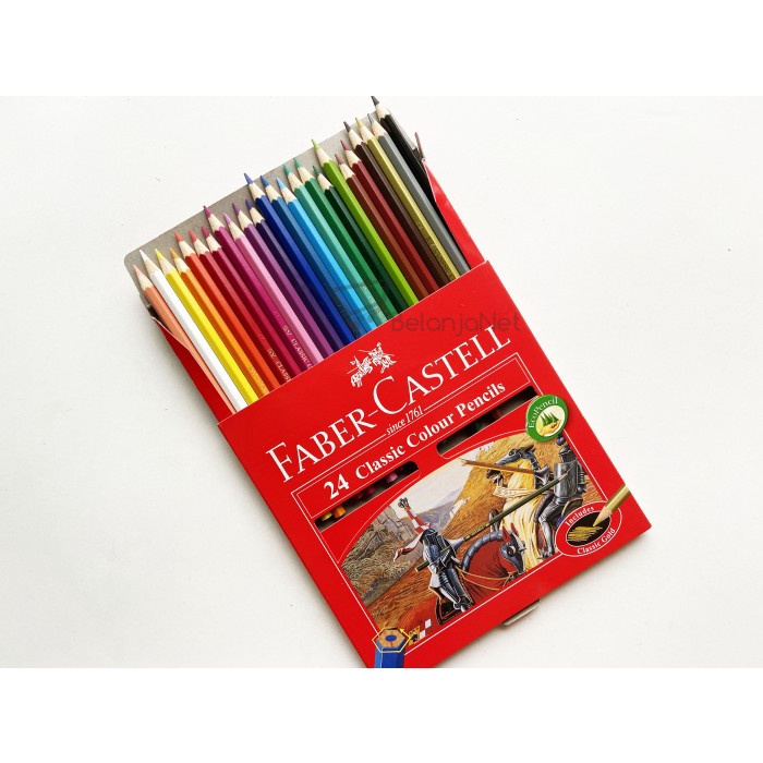 

Jualan Pensil Warna Faber Castell 24 Classic Colour Pencils Promo