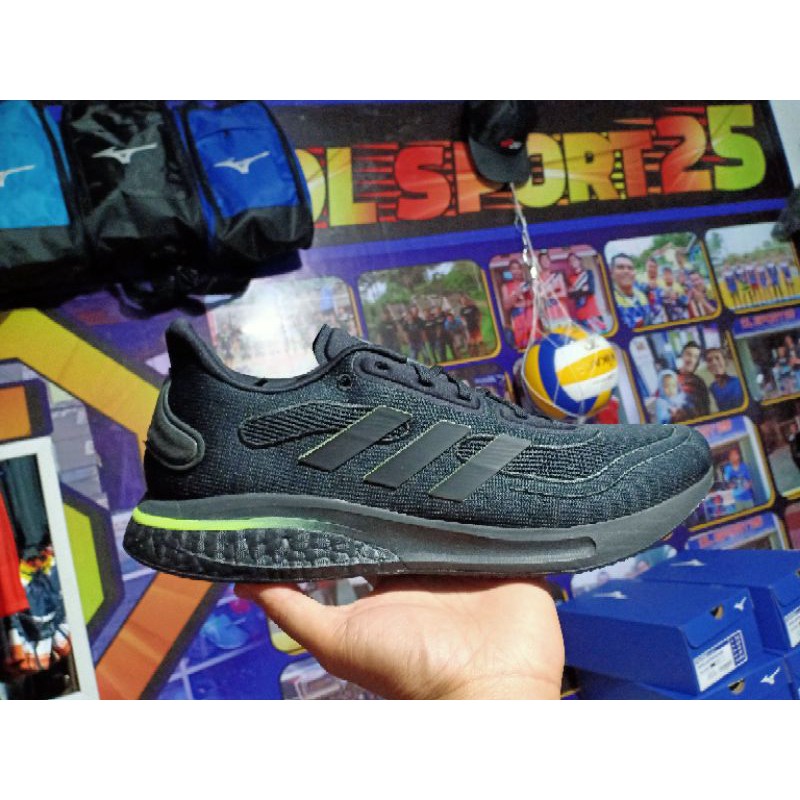 ADIDAS SUPERNOVA FULL BLACK ORIGINAL 100%