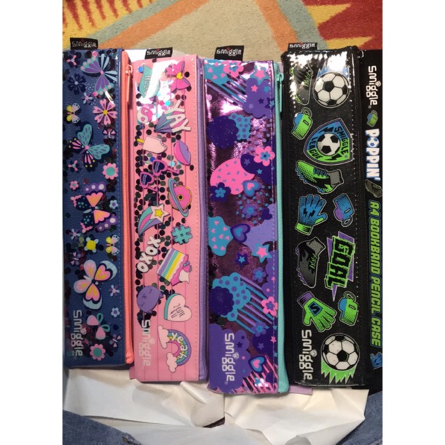 

READYSTOCK Smiggle A4Bookband Pencil Case