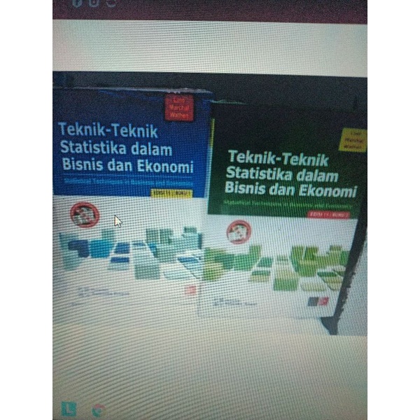 

teknik-teknik statistika dalam bisnis dan ekonomi edisi 15 buku 1 dan 2 by lind