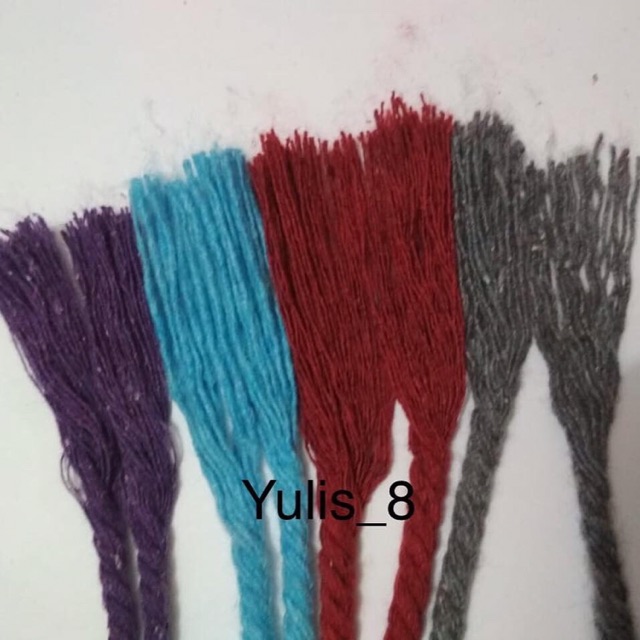 Benang katun premium warna/tali macrame size 4mm