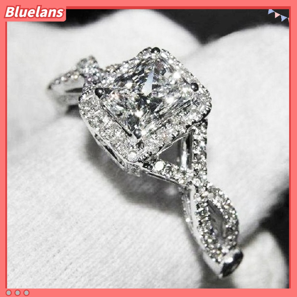 Cincin Wanita Bahan Cubic Zirconia Untuk Pernikahan