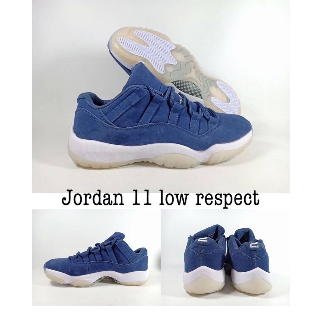  Sepatu  basket  air Jordan  11 low respect murah  Shopee 