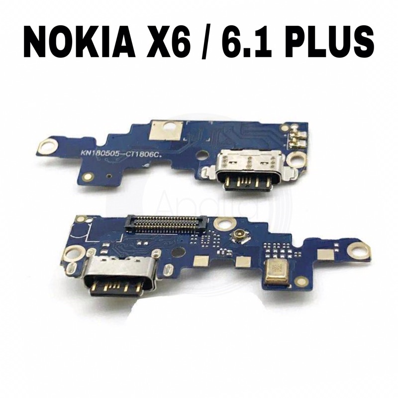 FLEXIBLE KONEKTOR NOKIA X6 / 6.1 PLUS CAS CHARGER + MIC / PLUG IN FLEX CON TC CONNECTOR BOARD PAPAN