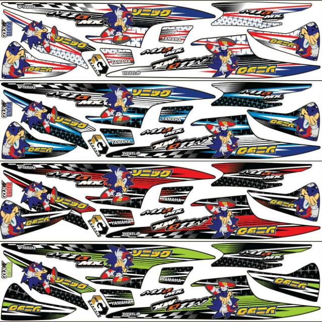 Stiker mio sporty smile sticker #stiker #striping thailand