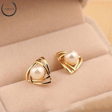 [Bayar Di Tempat] Mutiara Korea Pendant Stud Earrings Anting J909