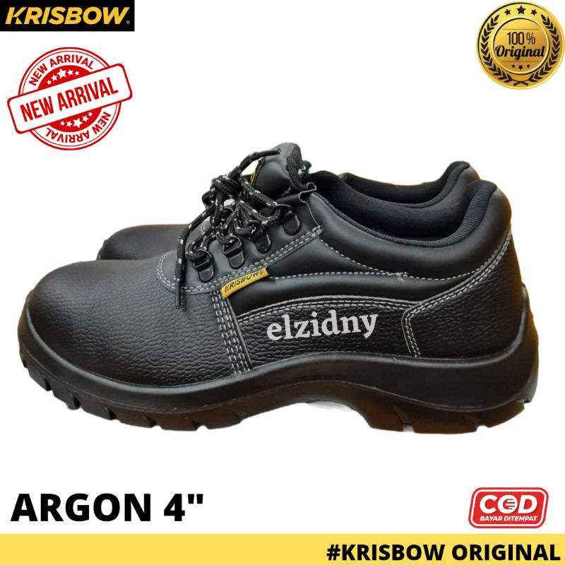 Sepatu Safety Krisbow ARGON 4 inch DIJAMIN ORIGINAL KRISBOW 100%