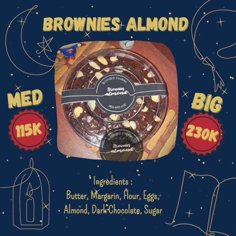 

Brownies Almond