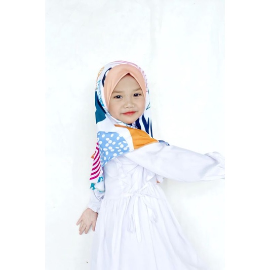 HIJAB INSTANT ANAK KARAKTER MOTIF ABSTRACK AESTETIC / HIJAB ANAK KARAKTER / HIJAB INSTANT LUCU