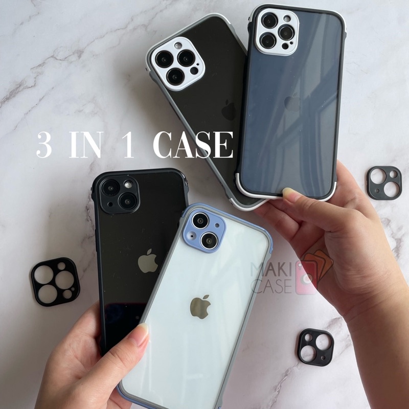 Case iPhone 3 in 1 Anti Bentur