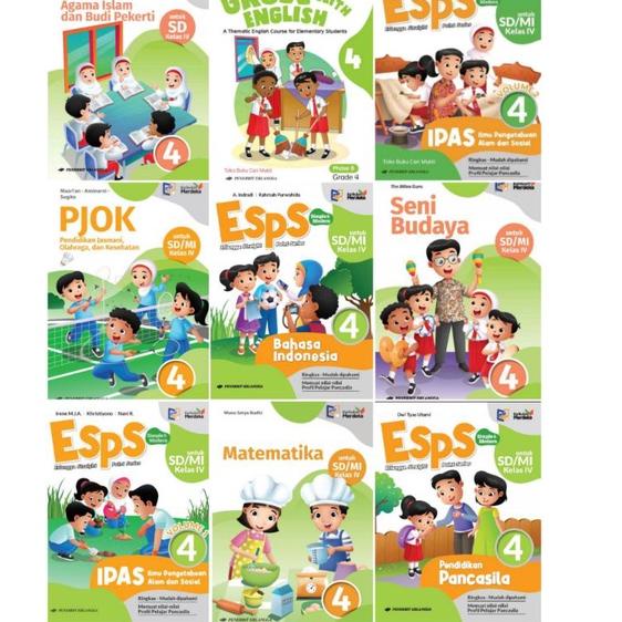 Siap Kirim.. Erlangga kurikulum merdeka kelas 4