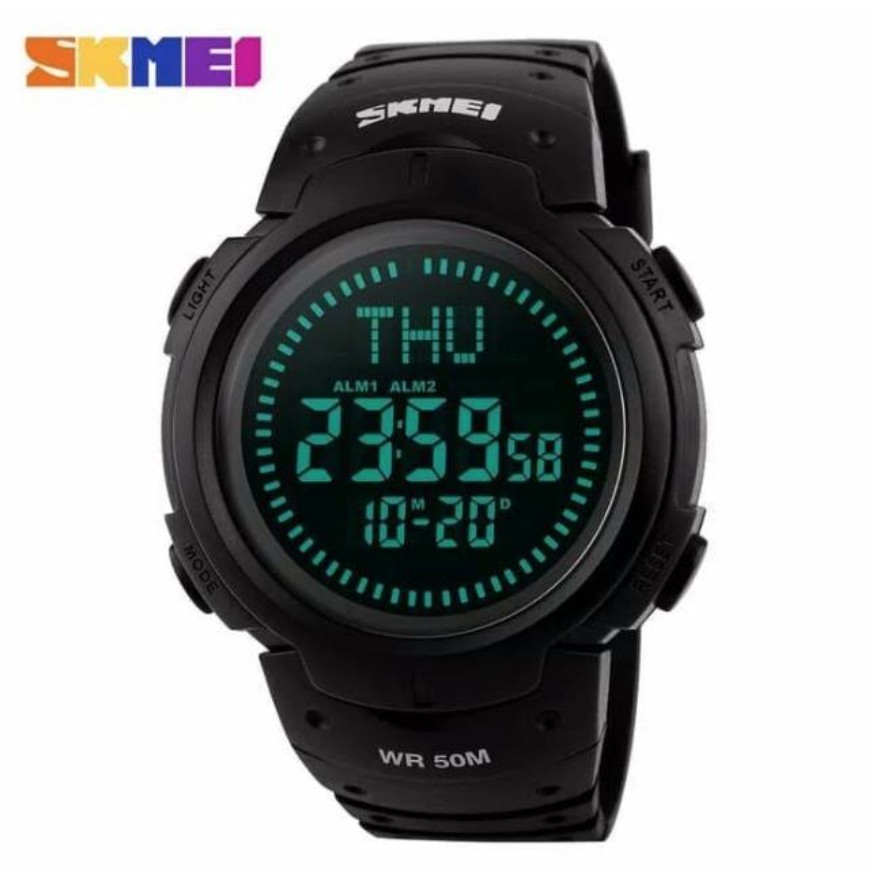 Jam Tangan Digital Skmei 1231 Compass / Kompas Sport Watch Water