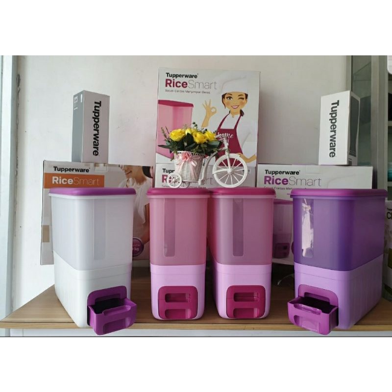 promo ricesmart 10kg (dispenser beras/wadah beras) Tupperware HK 745k