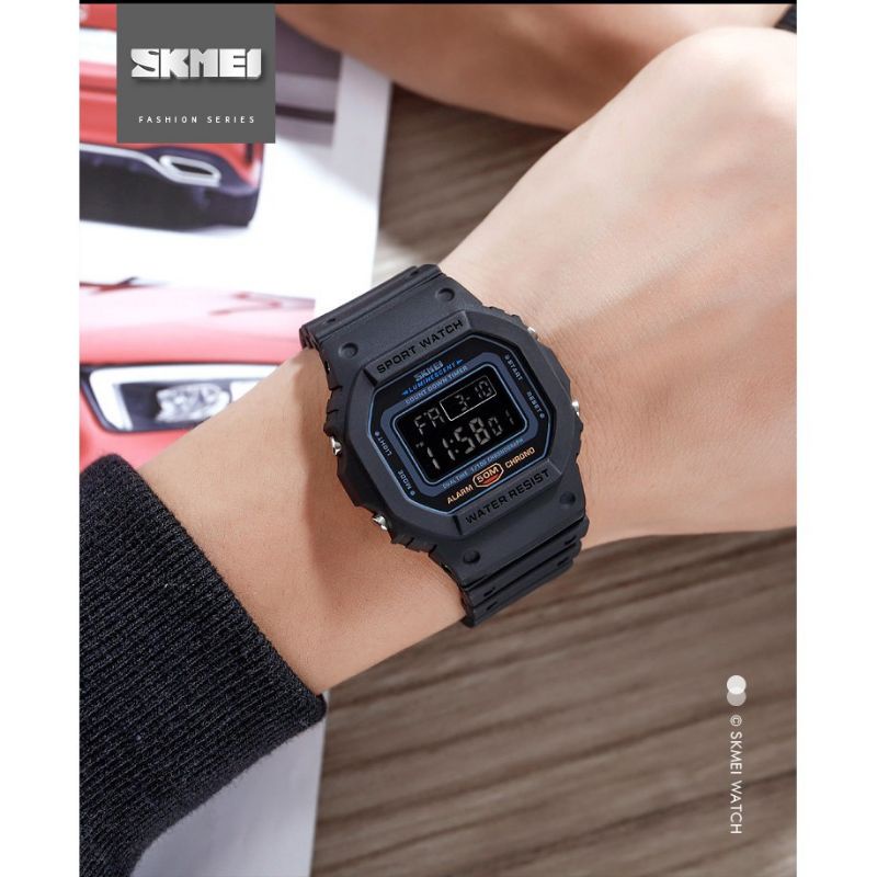 Jam Skmei 1628 original free gift box