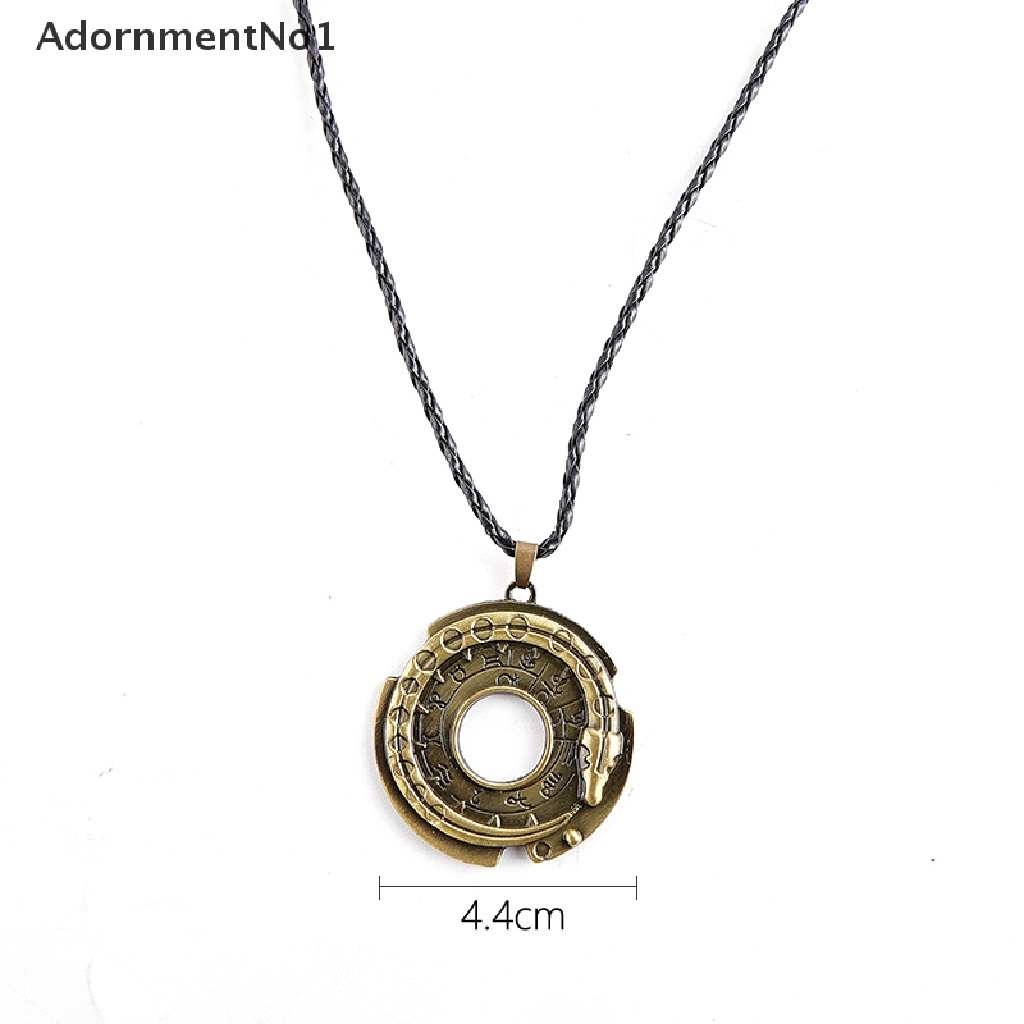 (AdornmentNo1) Kalung Tali Liontin Jimat Keberuntungan Bahan Metal Untuk Unisex / Pria / Wanita